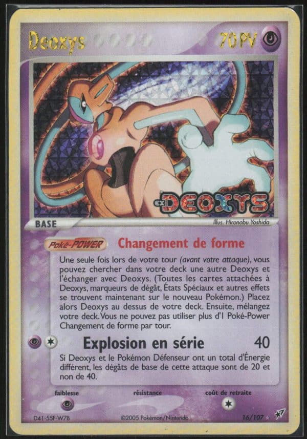 DEOXYS REVERSE 16/107 – DEOXYS – POKEMON FR 2005