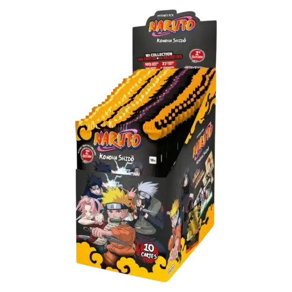 DISPLAY KONOHA SHIDO 1ST ED – SET 1 – FRANCAIS 2026 NARUTO MYTHOS