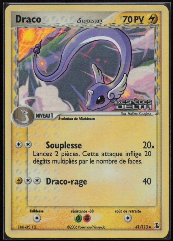 DRACO REVERSE 41/113 – ESPECES DELTA – POKEMON FR 2006