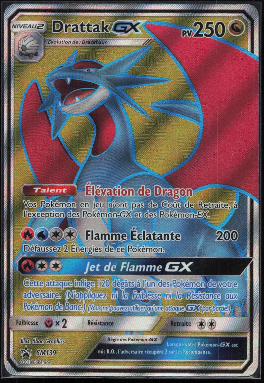 DRATTAK GX SM139 - PROMO - POKEMON FR 2018