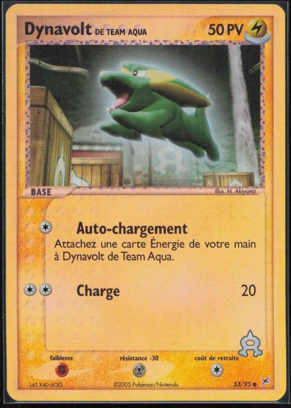 DYNAVOLT REVERSE 53/95 – TEAM MAGMA VS TEAM AQUA – POKEMON FR 2005