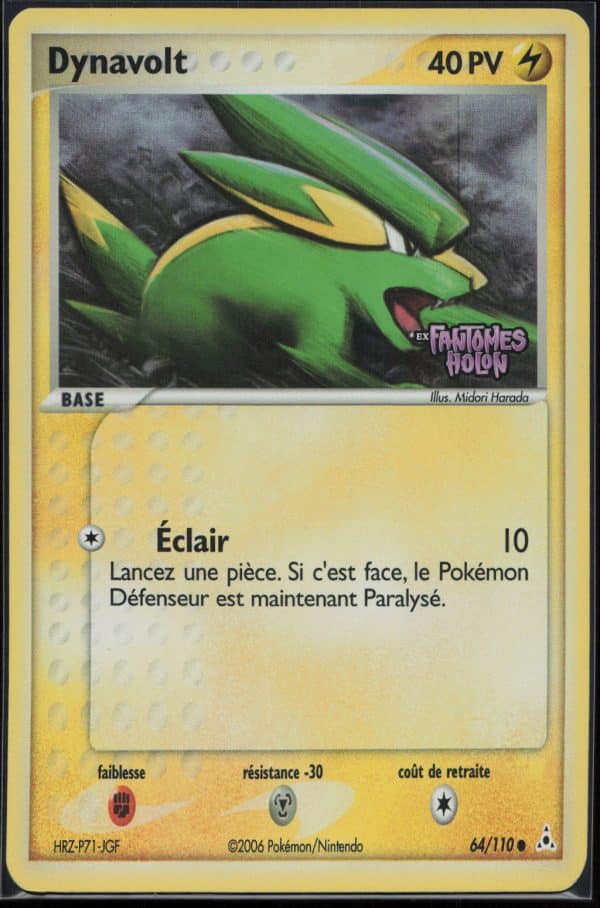 DYNAVOLT REVERSE 64/110 – FANTOMES HOLON – POKEMON FR 2006