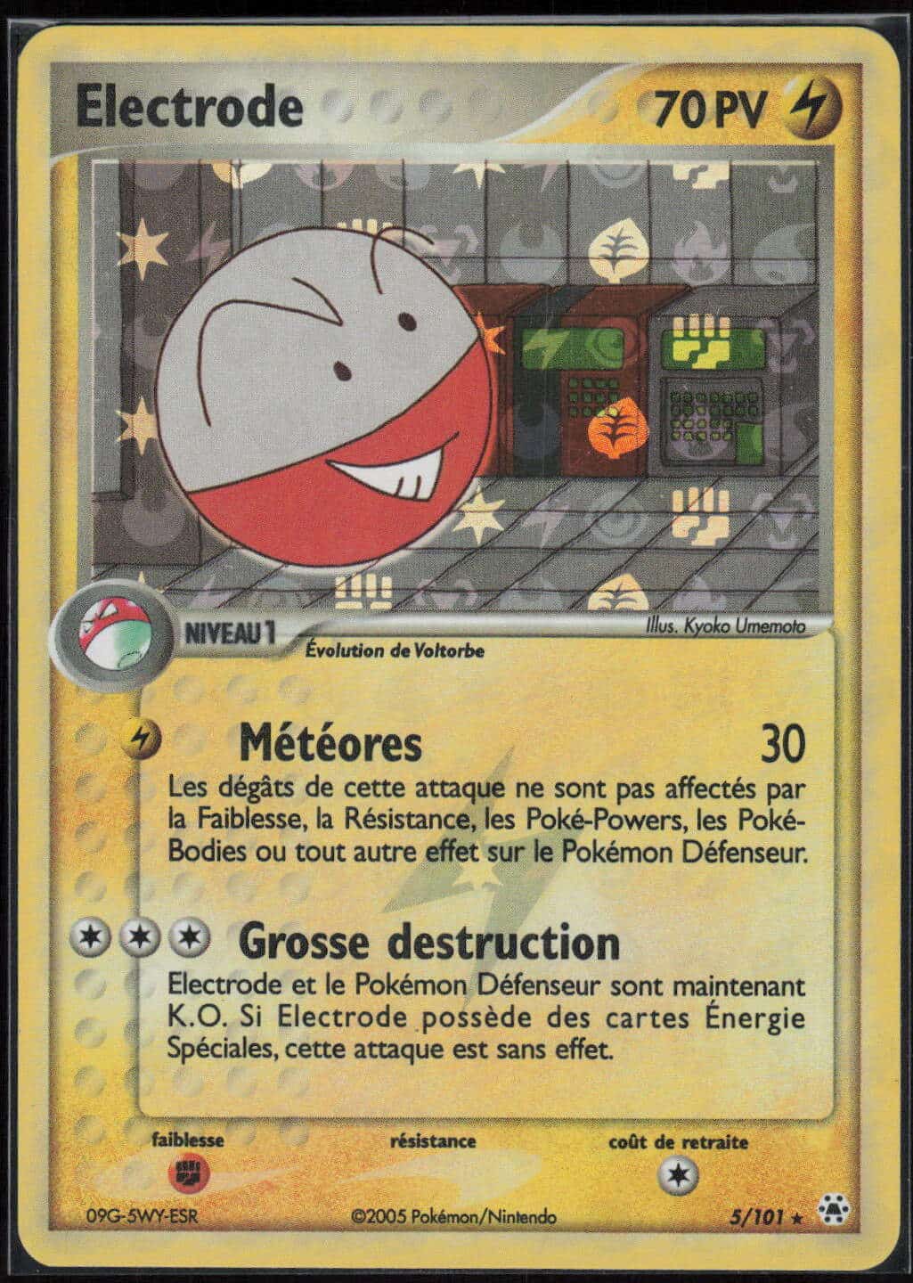 ELECTRODE REVERSE 5/101 - LEGENDES OUBLIEES - POKEMON FR 2005