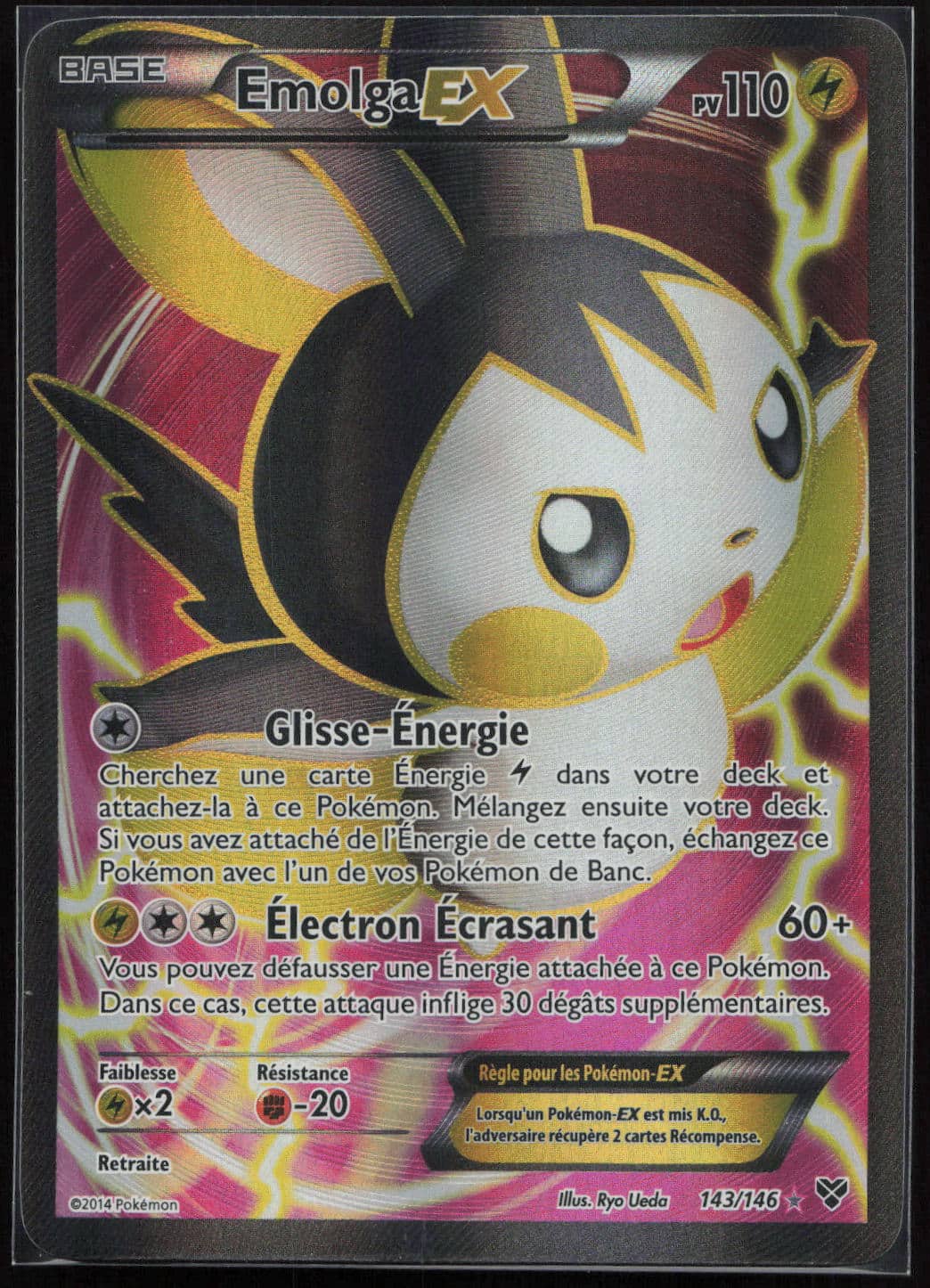 EMOLGA EX 143/146 - XY - POKEMON FR 2014