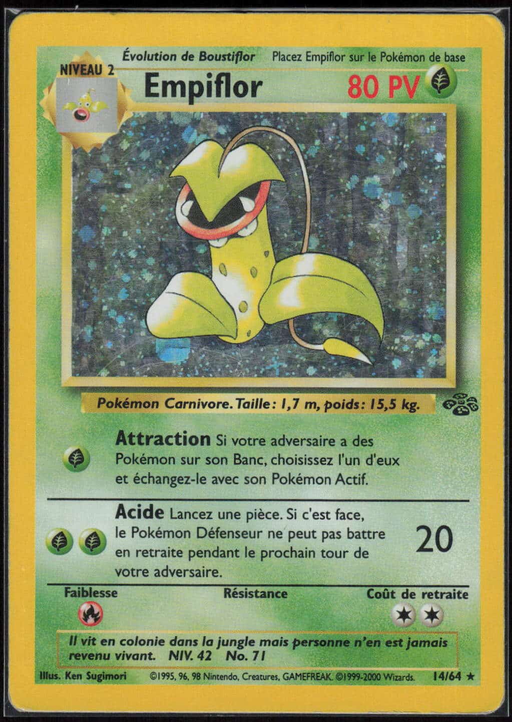 EMPIFLOR HOLO 14/64 - JUNGLE - POKEMON FR 2000