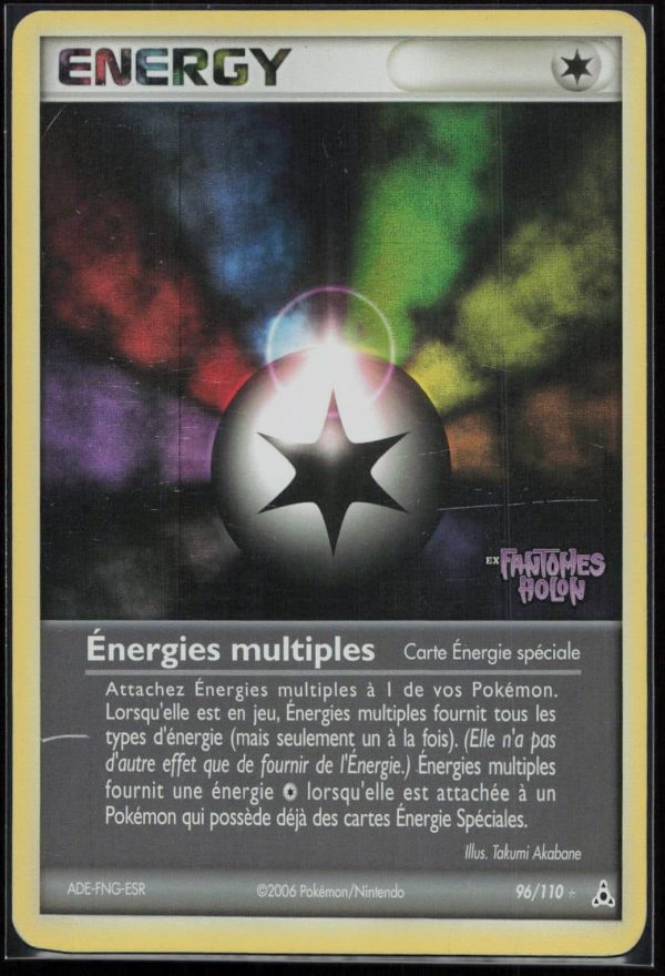 ENERGIES MULTIPLES REVERSE 96/110 – FANTOMES HOLON – POKEMON FR 2006