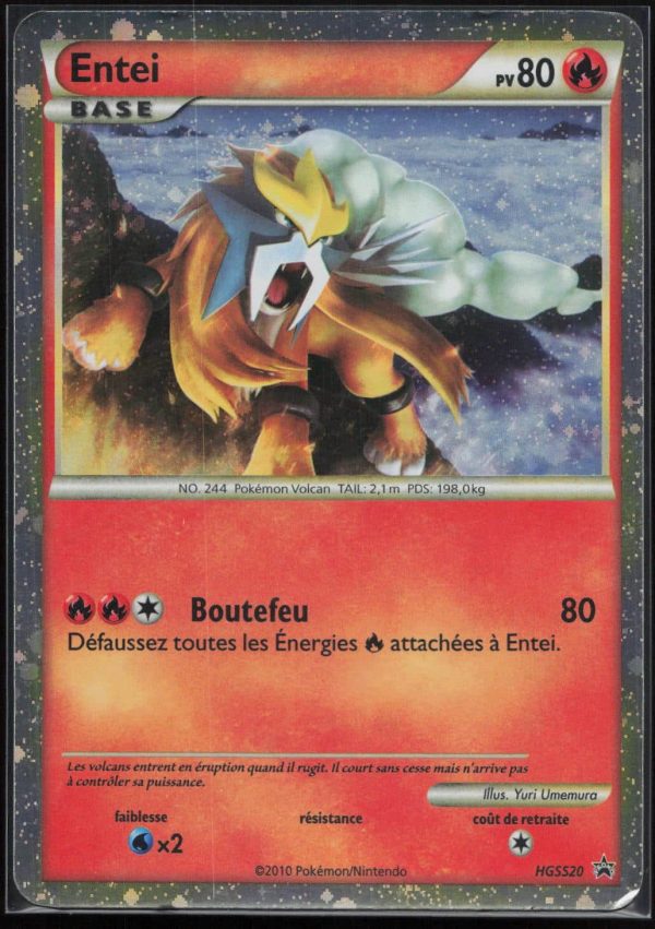 ENTEI HOLO HGSS20 – PROMO HGSS – POKEMON FR 2010