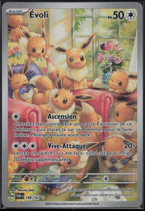 EVOLI AR FA 188/167 – MASCARADE CREPUSCULAIRE – POKEMON FR 2024
