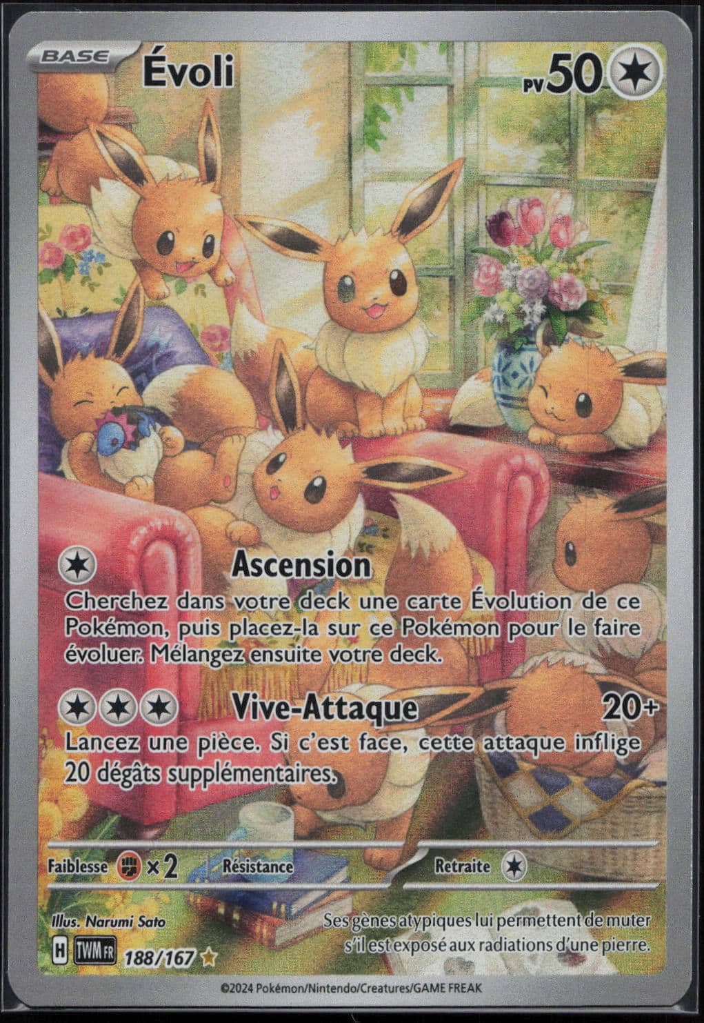 EVOLI AR FA 188/167 - MASCARADE CREPUSCULAIRE - POKEMON FR 2024