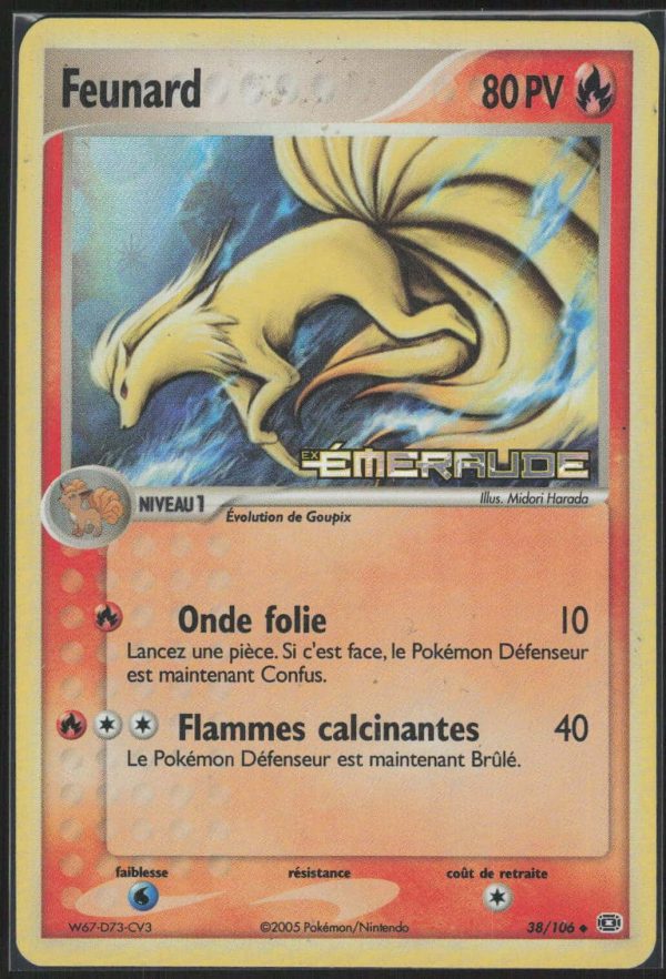 FEUNARD REVERSE 38/106 – EMERAUDE – POKEMON FR 2005