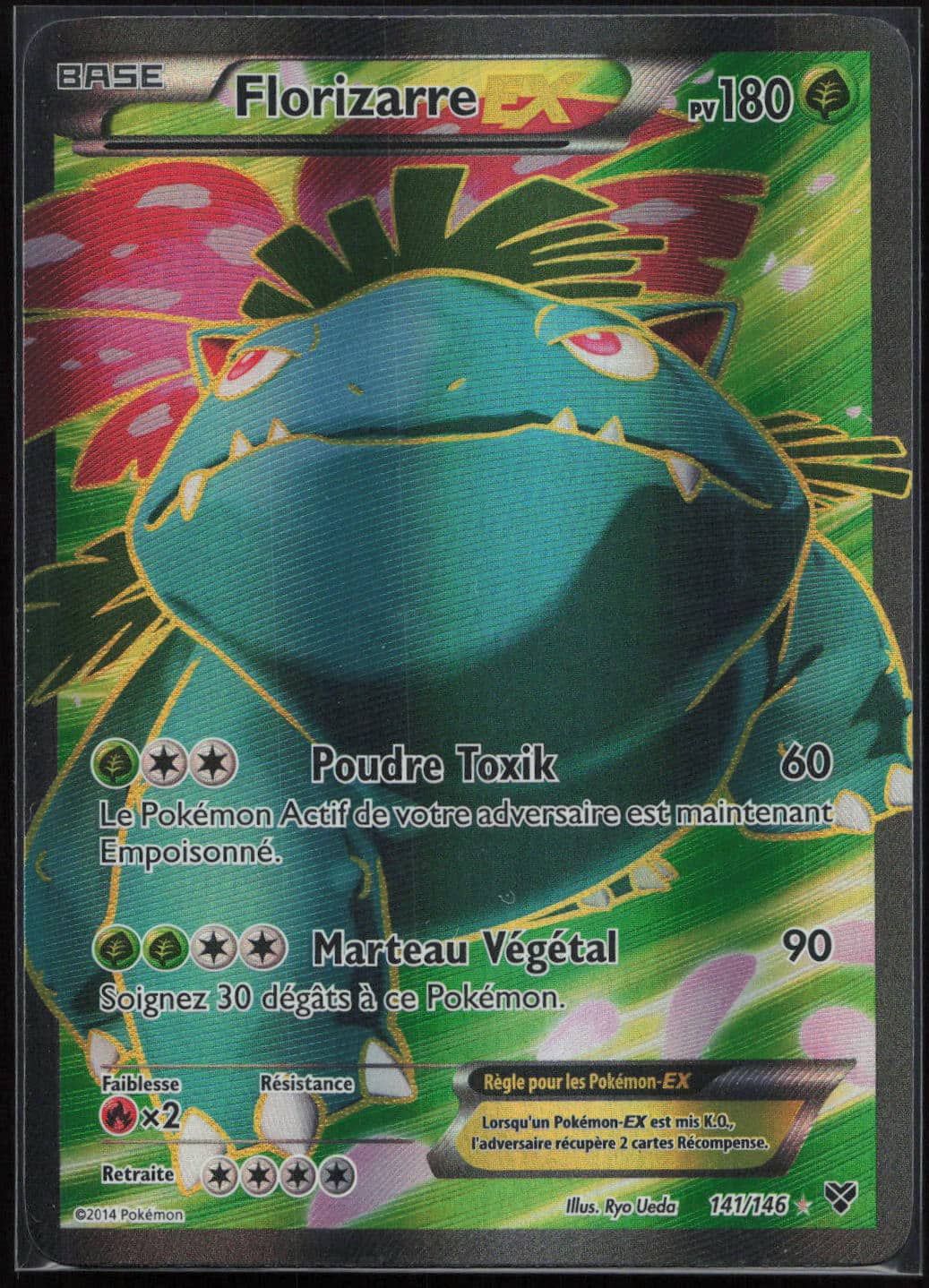 FLORIZARRE EX 141/146 - XY - POKEMON FR 2014