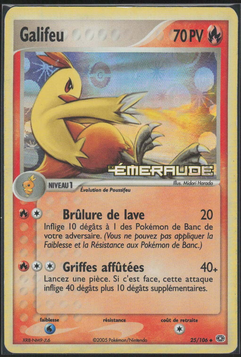 GALIFEU REVERSE 25/106 - EMERAUDE - POKEMON FR 2005