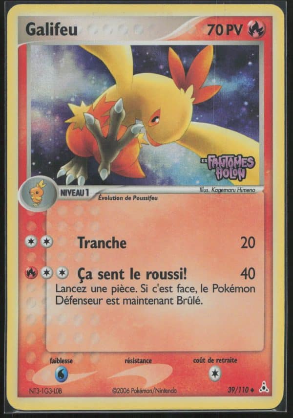 GALIFEU REVERSE 39/110 – FANTOMES HOLON – POKEMON FR 2006