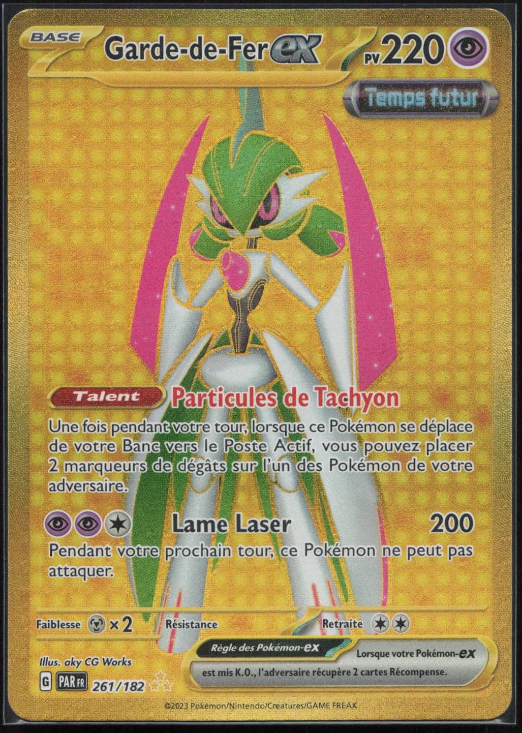 GARDE DE FER EX FA 261/182 - FAILLE PARADOXE - POKEMON FR 2023