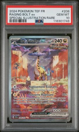 IRE FOUDRE EX 208/162 PSA 10 – FORCES TEMPORELLES – POKEMON FR 2024