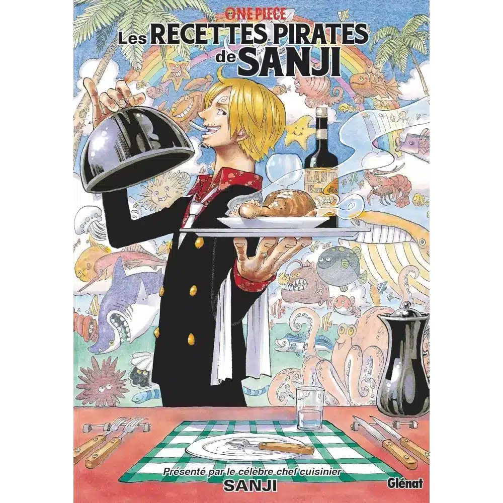 LIVRE LES RECETTES PIRATES DE SANJI - GLENAT - ONE PIECE
