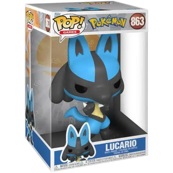 FIGURINE LUCARIO – FUNKO POP 863 JUMBO – POKEMON