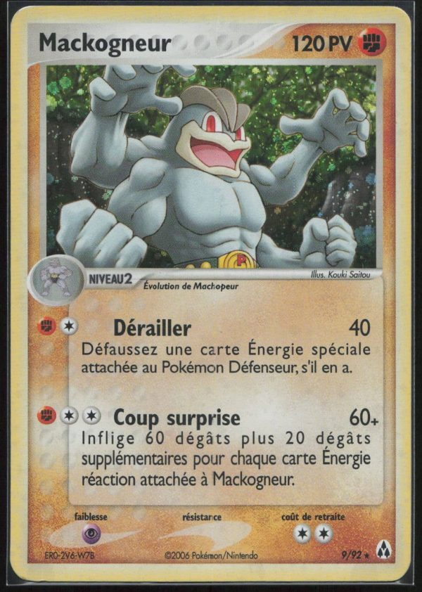 MACKOGNEUR HOLO 9/92 – CREATEURS DE LEGENDES – POKEMON FR 2006
