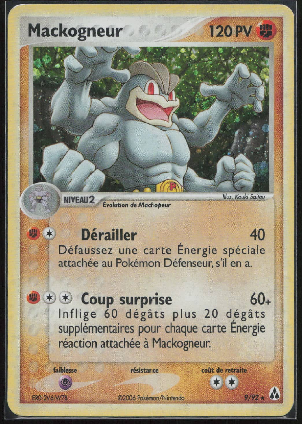 MACKOGNEUR HOLO 9/92 - CREATEURS DE LEGENDES - POKEMON FR 2006
