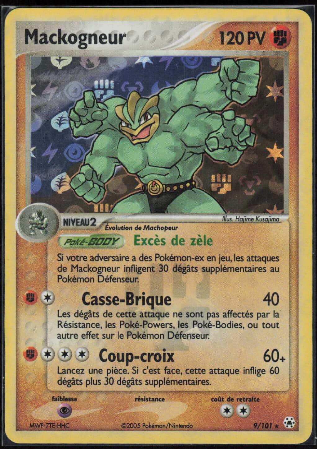 MACKOGNEUR REVERSE 9/101 - LEGENDES OUBLIEES - POKEMON FR 2005