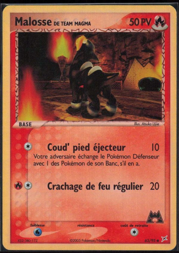 MALOSSE REVERSE 63/95 – TEAM MAGMA VS TEAM AQUA – POKEMON FR 2005