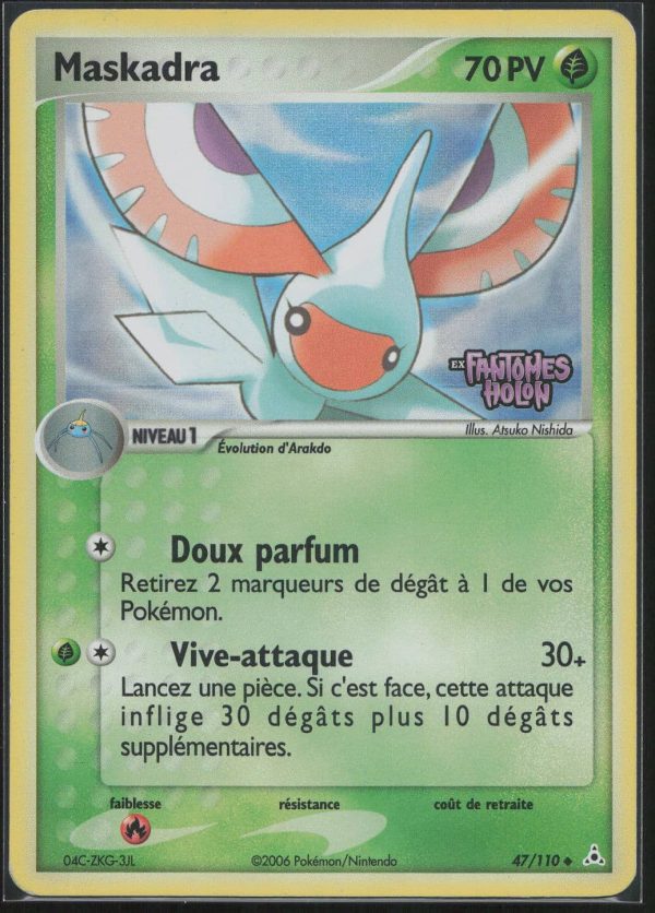 MASKADRA REVERSE 47/110 – FANTOMES HOLON – POKEMON FR 2006