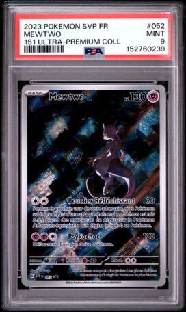MEWTWO 052 PSA 9 – PROMO – POKEMON FR 2023