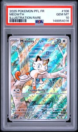 MIAOUSS AR 106/094 PSA 10 – ME02 – POKEMON FR 2025