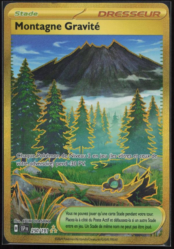 MONTAGNE GRAVITE 250/191 – ETINCELLES DEFERLANTES – POKEMON FR 2024