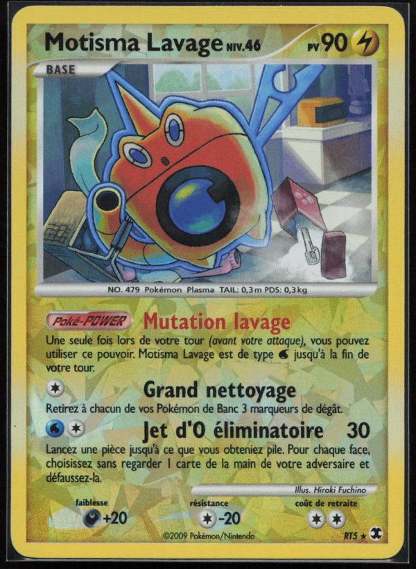 MOTISMA LAVAGE NIV. 46 REVERSE RT5/111 – RIVAUX ÉMERGEANTS – POKEMON FR 2009