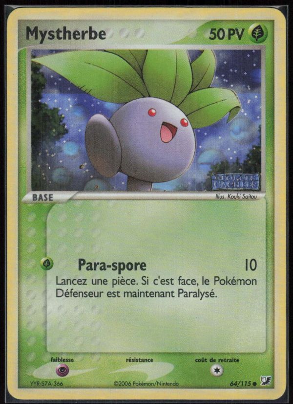 MYSTHERBE REVERSE 64/115 – FORCES CACHEES – POKEMON FR 2006