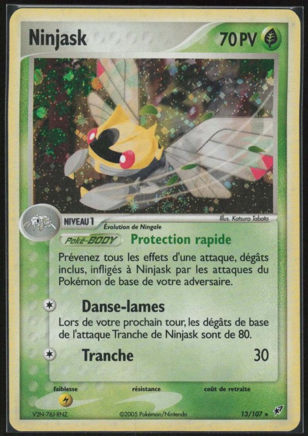 NINJASK HOLO 13/107 – DEOXYS – POKEMON FR 2005