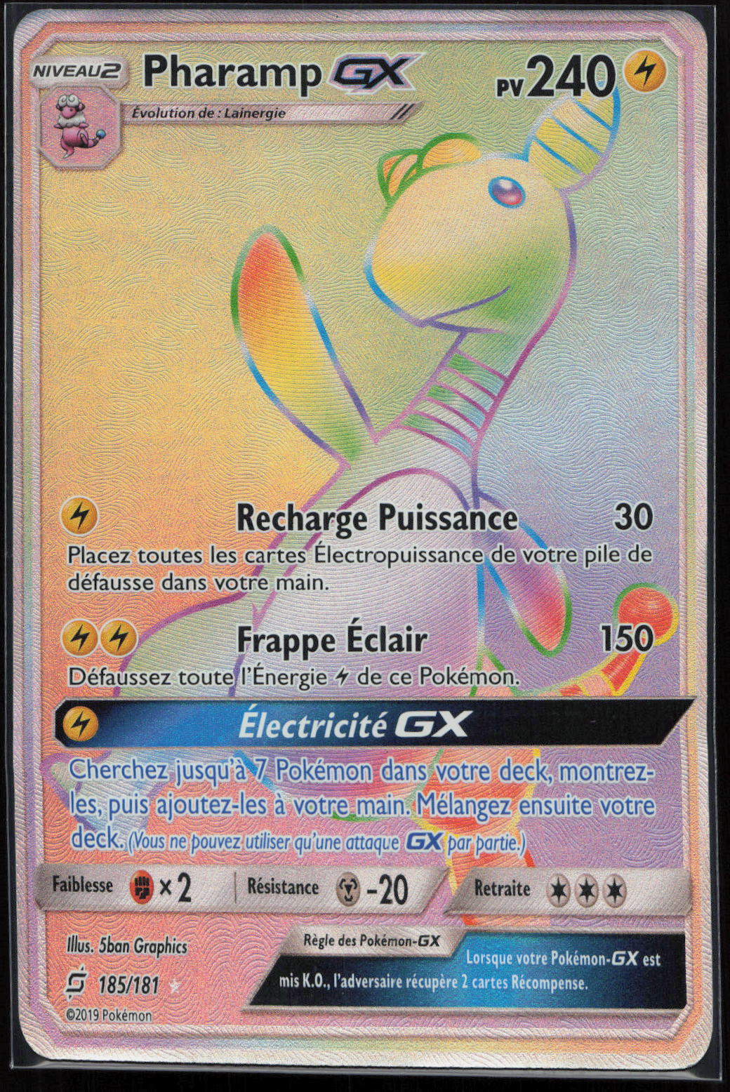 PHARAMP GX 185/181 - DUO DE CHOC - POKEMON FR 2019