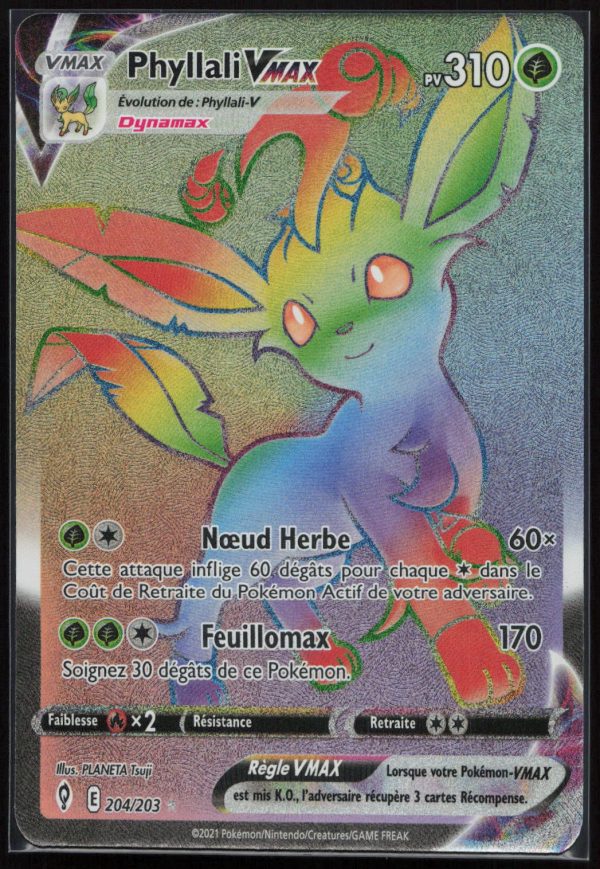 PHYLLALI VMAX 204/203 – EVOLUTION CELESTE – POKEMON FR 2021