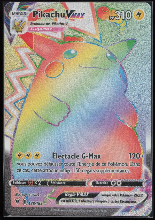 PIKACHU VMAX 188/185 – EB4 – POKEMON FR 2020
