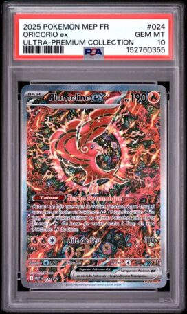 PLUMELINE EX 024 PSA 10 – PROMO MEG – POKEMON FR 2025