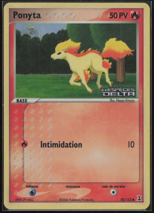 PONYTA REVERSE 78/113 – ESPECES DELTA – POKEMON FR 2006