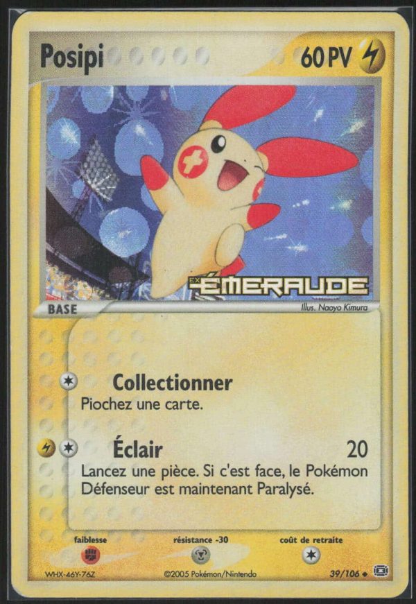 POSIPI REVERSE 39/106 – EMERAUDE – POKEMON FR 2005