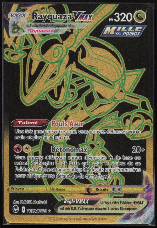 RAYQUAZA VMAX TG29/TG30 – TEMPETE ARGENTEE – POKEMON FR 2022