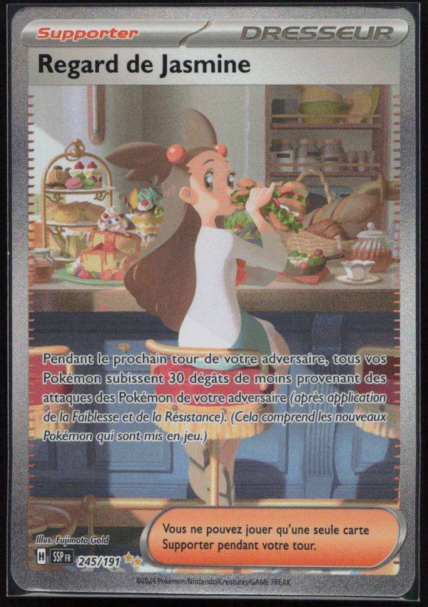 REGARD DE JASMINE 245/191 – ETINCELLES DEFERLANTES – POKEMON FR 2024