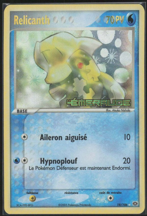 RELICANTH REVERSE 18/106 – EMERAUDE – POKEMON FR 2005