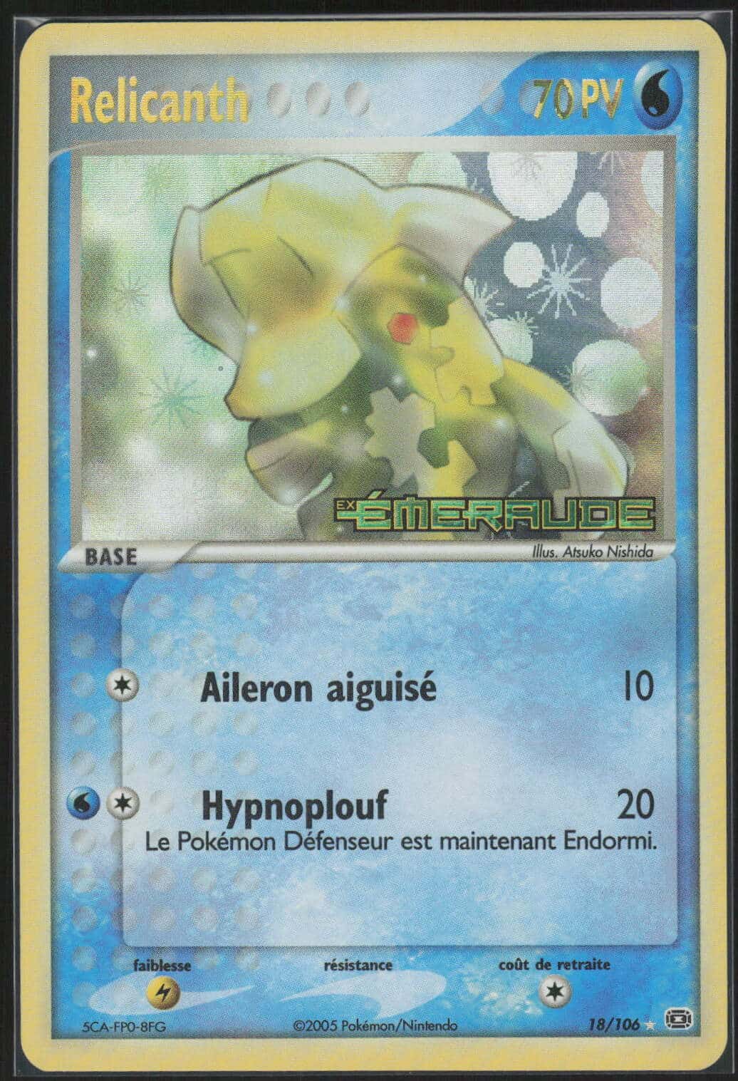 RELICANTH REVERSE 18/106 - EMERAUDE - POKEMON FR 2005