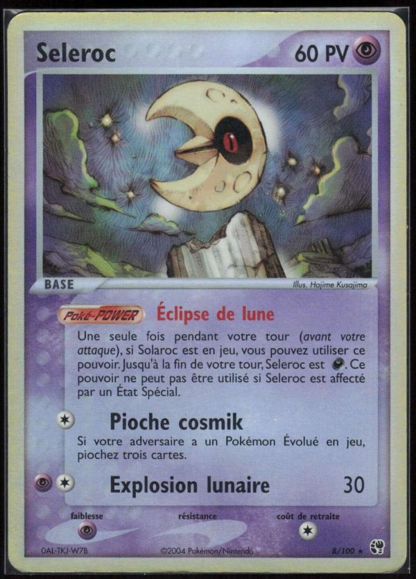 SELEROC REVERSE 8/100 – TEMPETE DE SABLE – POKEMON FR 2004
