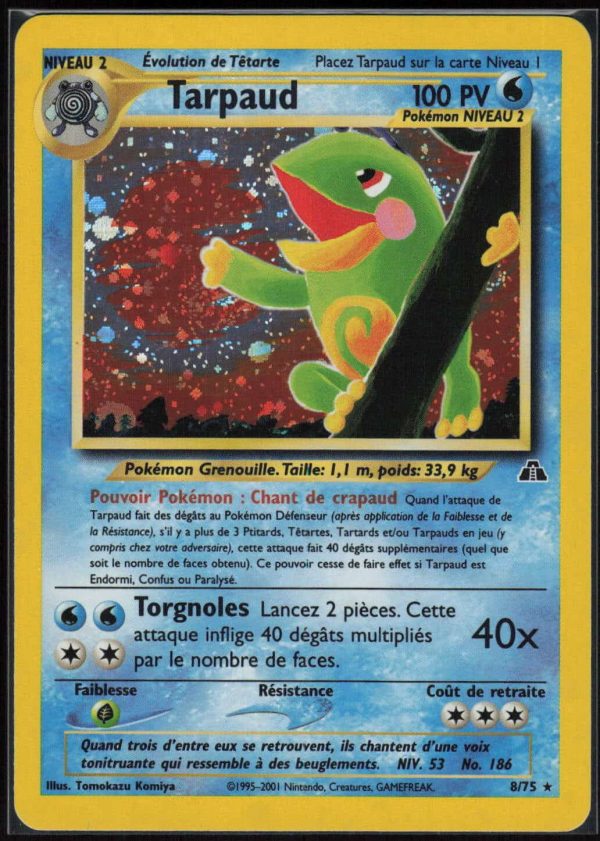 TARPAUD HOLO 8/75 – NEO DISCOVERY – POKEMON FR 2001