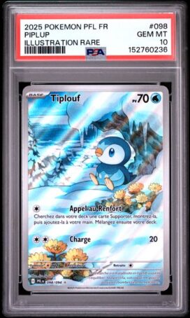 TIPLOUF AR 098/094 PSA 10 – ME02 – POKEMON FR 2025