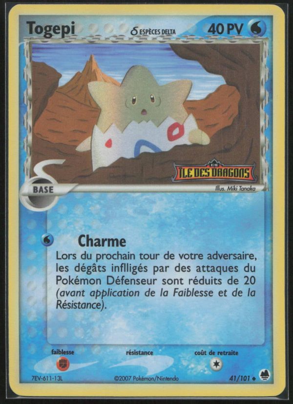 TOGEPI REVERSE 41/101 – ILE DES DRAGONS – POKEMON FR 2007