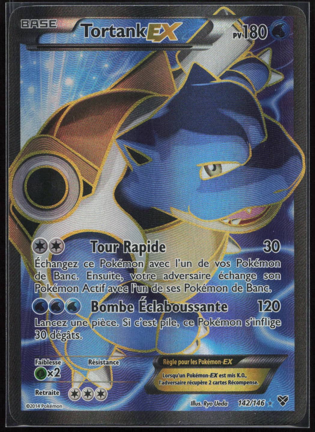 TORTANK EX 142/146 - XY - POKEMON FR 2014