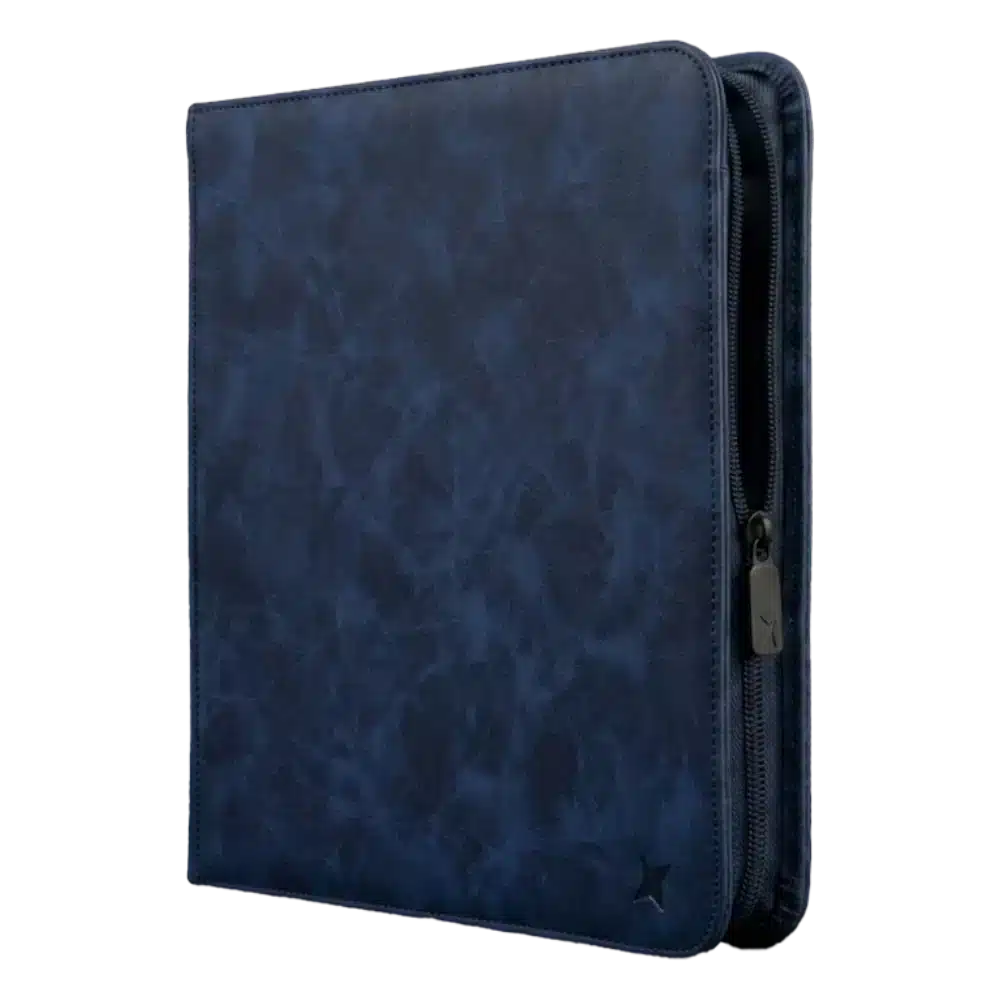 TRIPLE X ZIP BINDER - PHANTOM 3x3 COSMIC BLUE - 360 CARTES