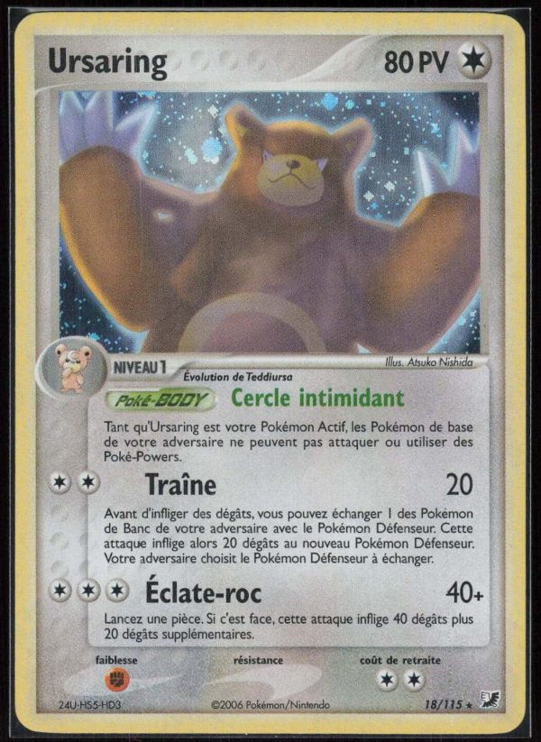 URSARING HOLO 18/115 – FORCES CACHEES – POKEMON FR 2006