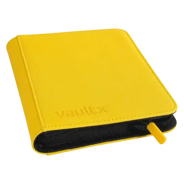 VAULT X ZIP BINDER – 2×2 SUNRISE YELLOW – 160 CARTES
